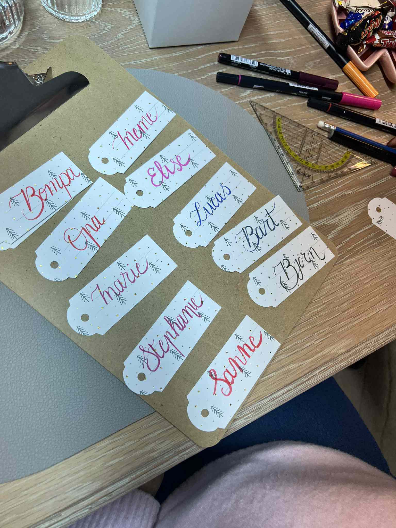 Workshop handletteren - Basis - Foto