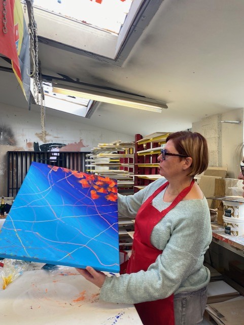 Workshop abstract schilderen - Foto