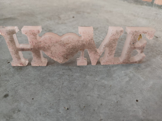 Creative Hour: Epoxy Word
