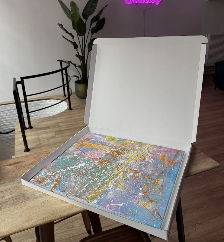 Workshop beleving Splatter Art Painting in Antwerpen - Foto
