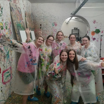 Workshop beleving Splatter Art Painting in Antwerpen