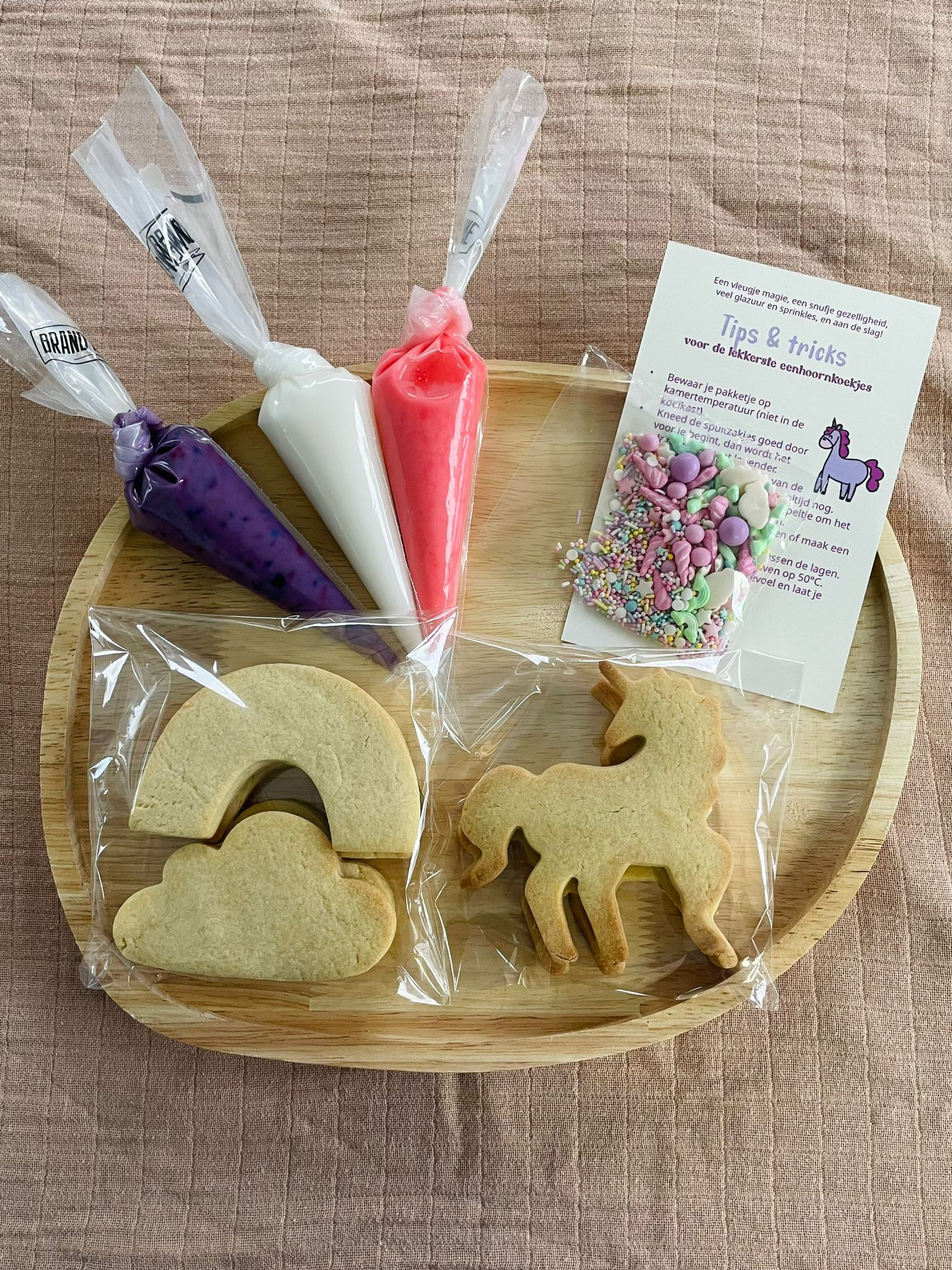 Unicorn DIY Koekjespakket - Foto