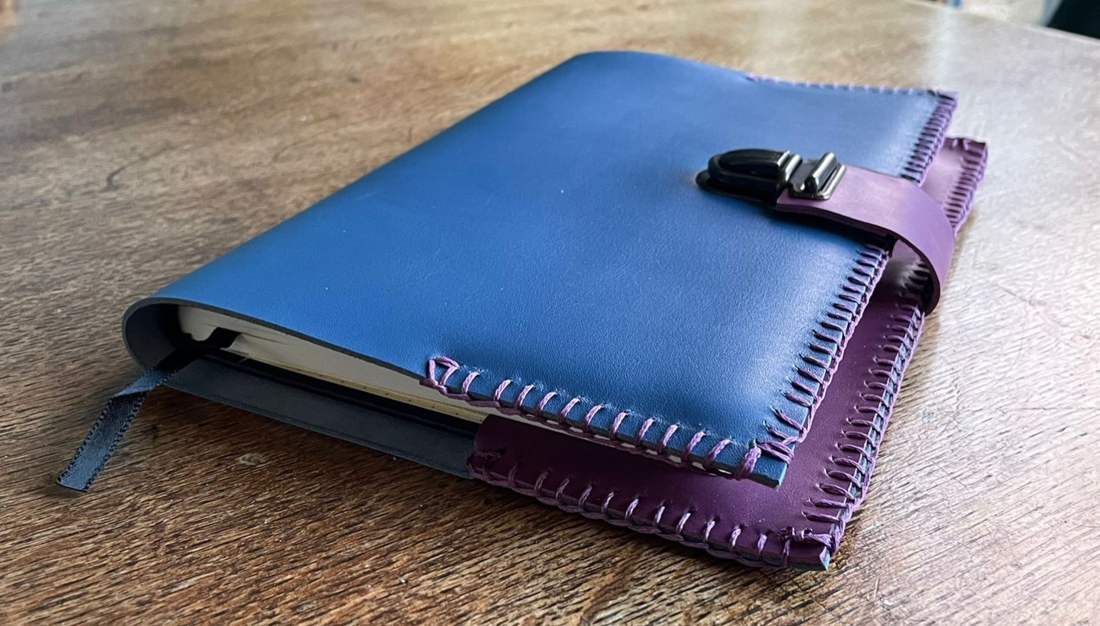 Workshop leren notebook cover maken 📚op aanvraag - Foto