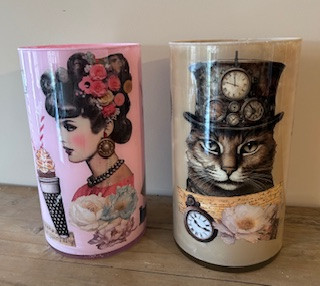 WORKSHOP -decoupage vaas - Foto
