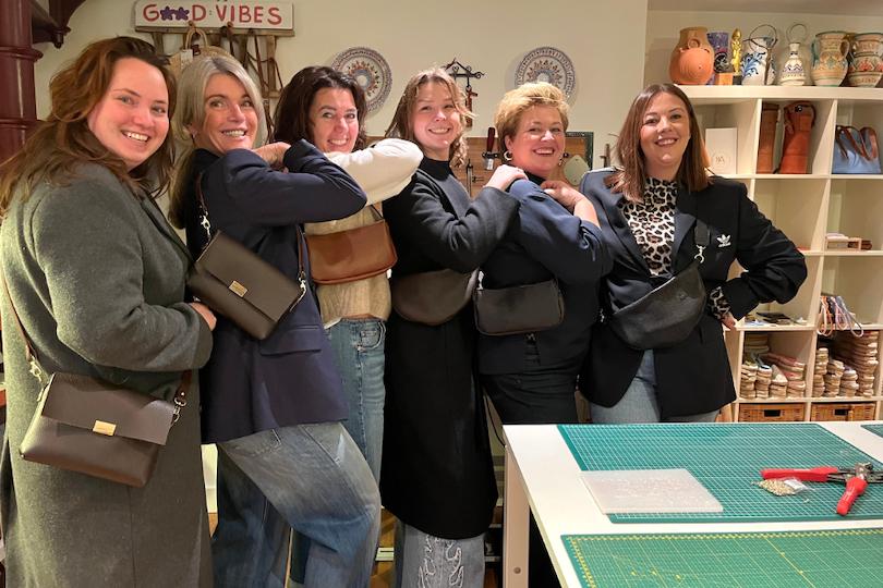 Workshop leren tas maken 👜 datum op aanvraag - Foto