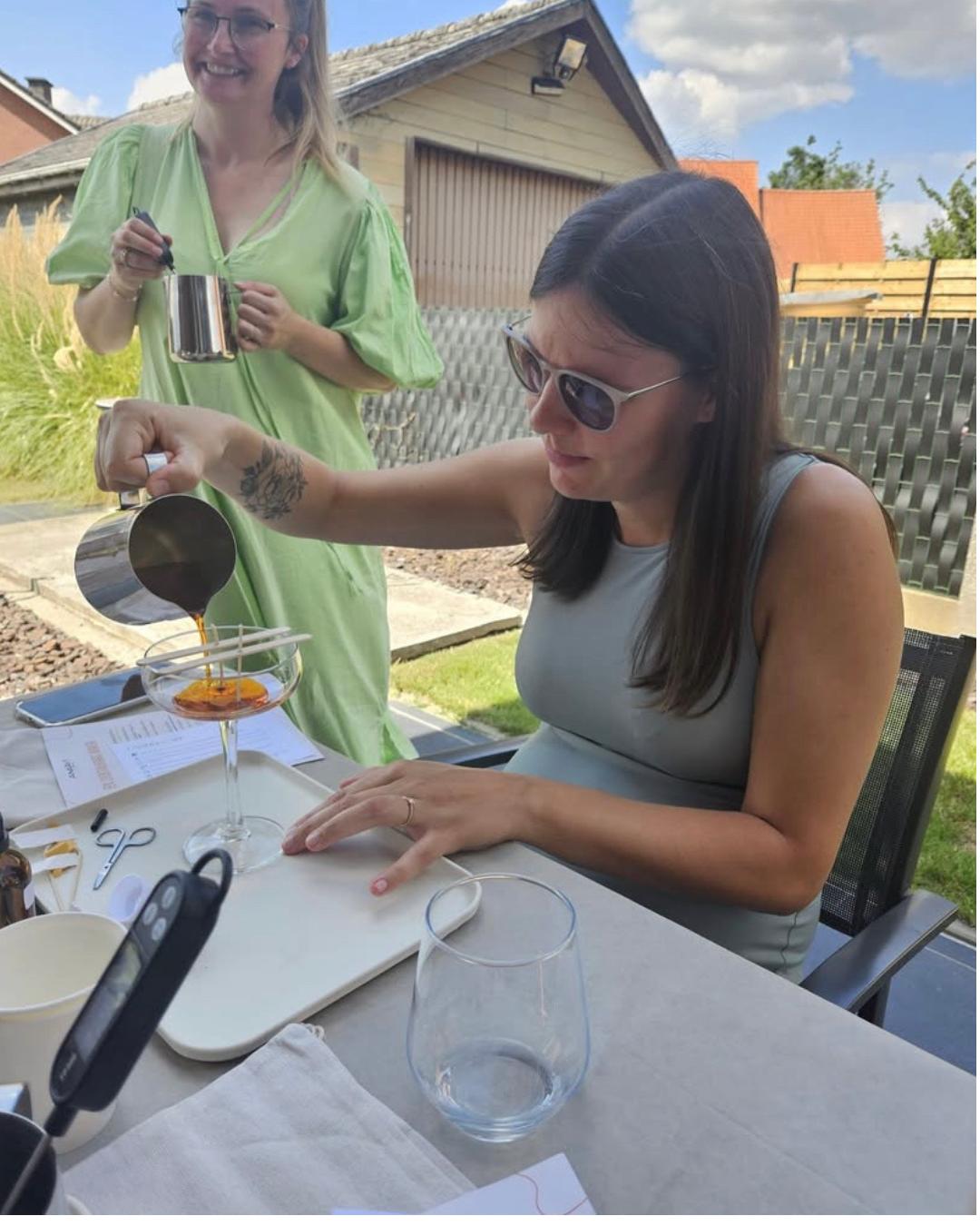 cocktail kaarsen workshop voor een groep - Foto