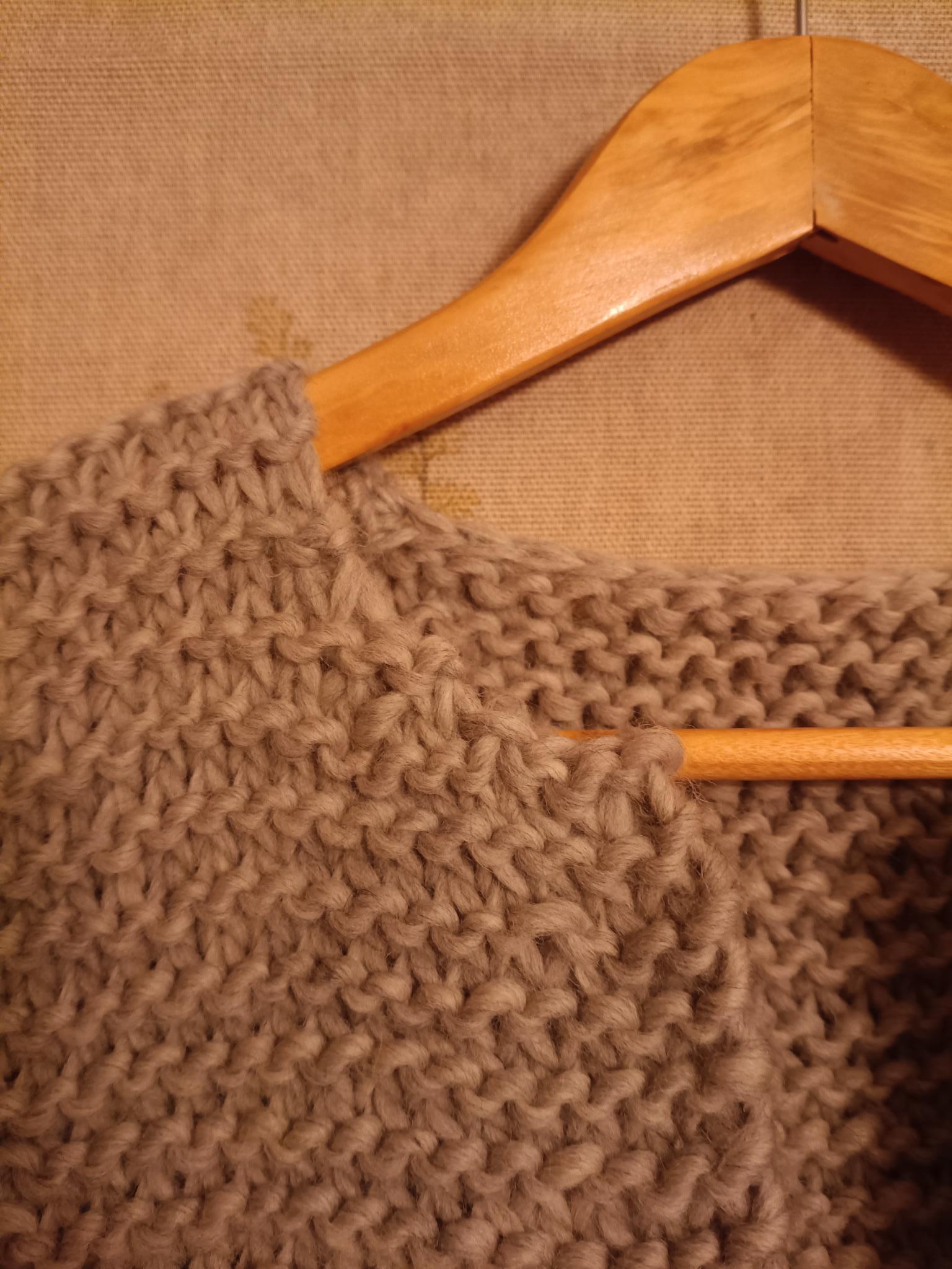 wolwijze gilet uit 100% wol - DIY kit - Foto