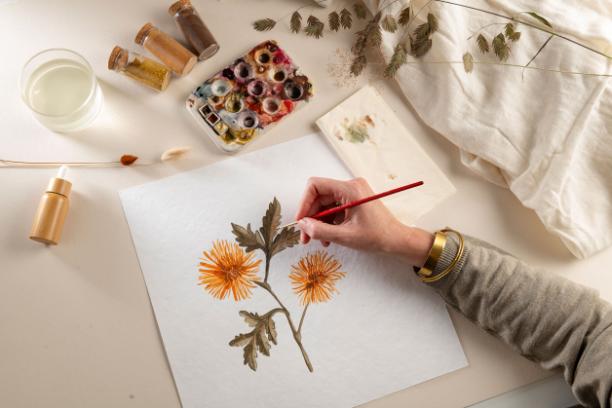 Geboortebloemen in Aquarel Dagworkshop