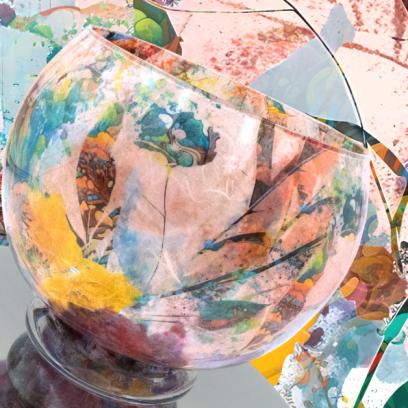 Workshop rijstpapier op glas