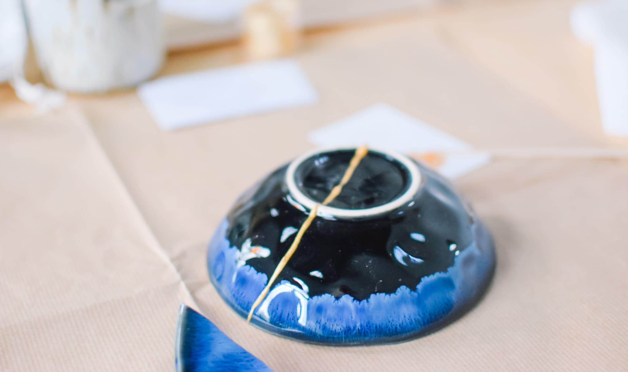 DIY Kintsugi Repair Kit: Gold - Foto