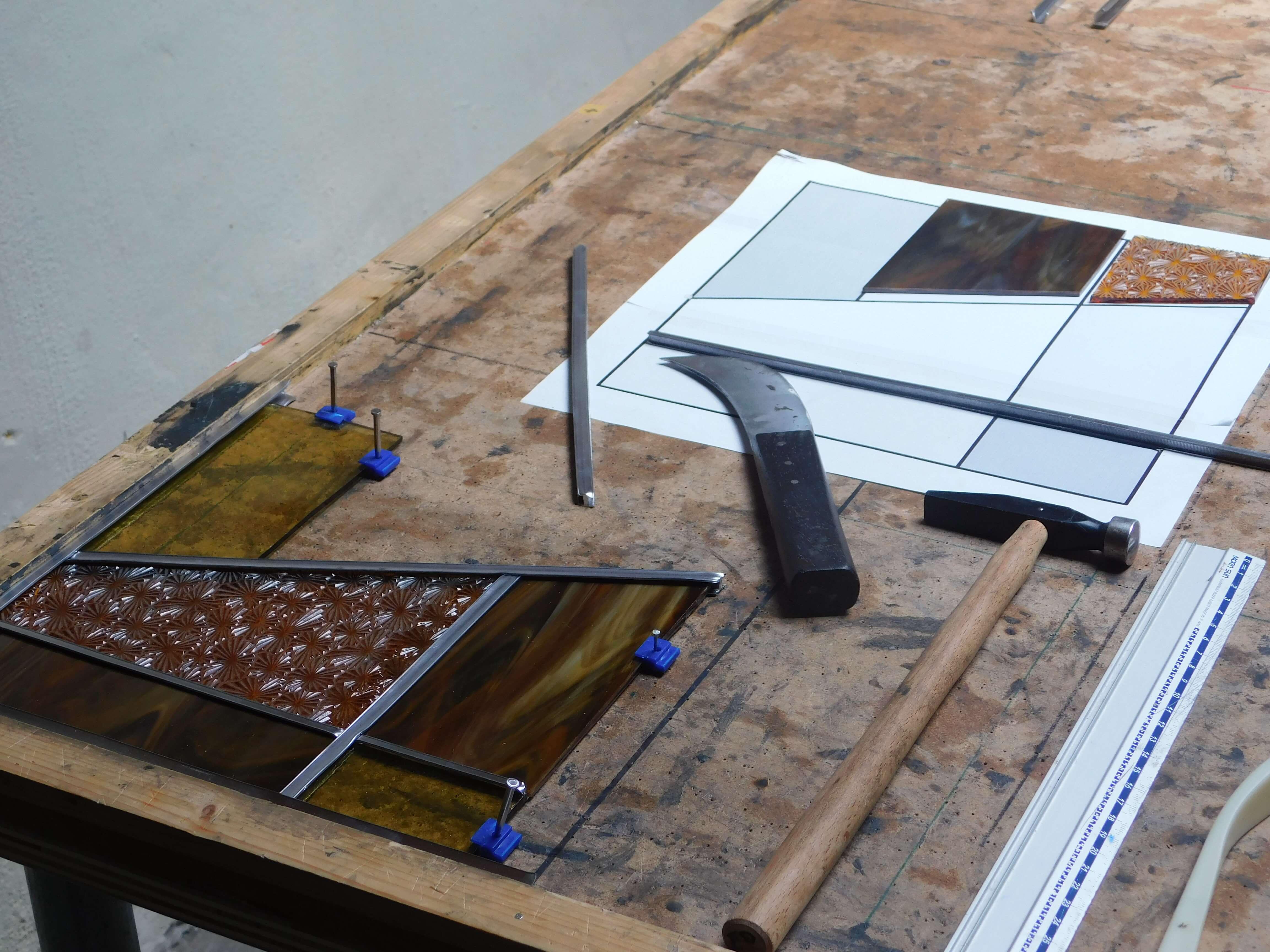 Glas-in-lood voor beginners: maak je eigen glasraam - Foto