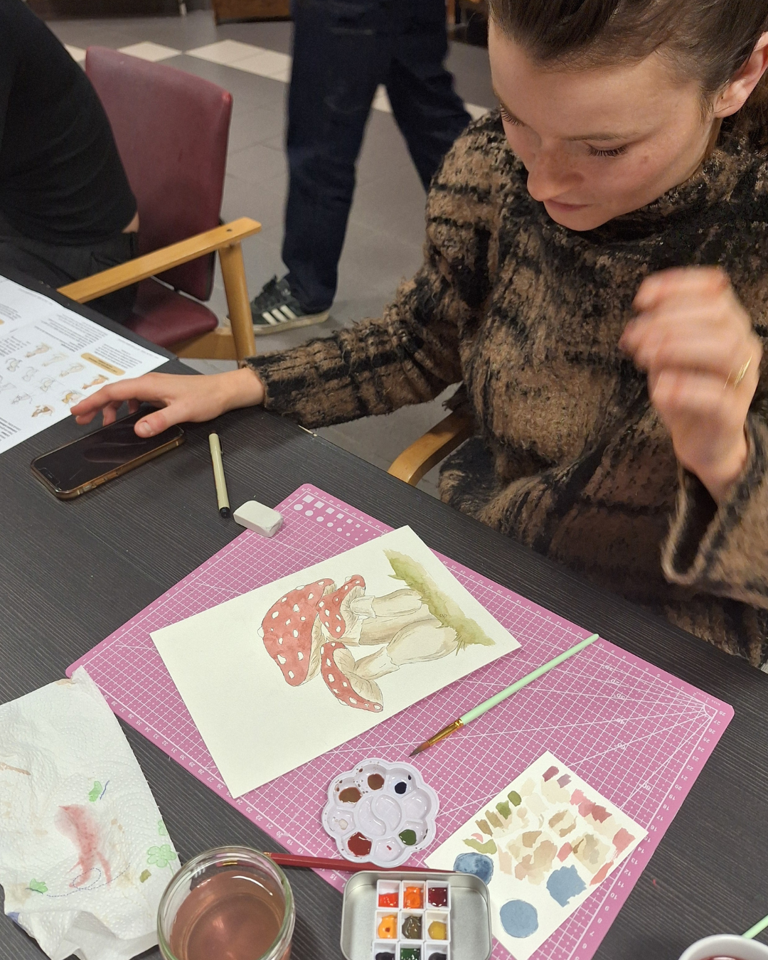 AQUAREL WORKSHOP - MECHELEN - HERFSTDIEREN