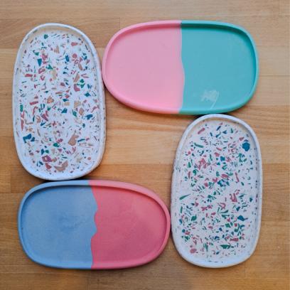 Privé Workshop: Maak je eigen interieuritems in terrazzo-stijl, marmer-look of kleurlaagjes