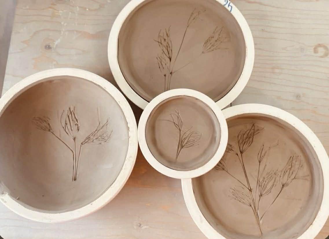 Workshop "herfst in je bord" 4 borden. - Foto
