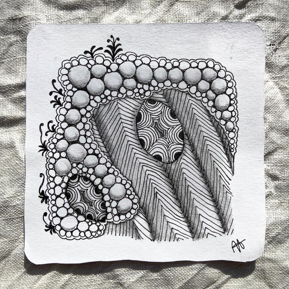 Leer Zentangle tekenen in 2,5 uur met je groep. - Foto