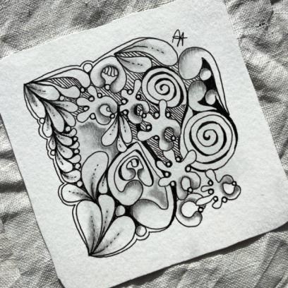 Abstracte pentekening maken