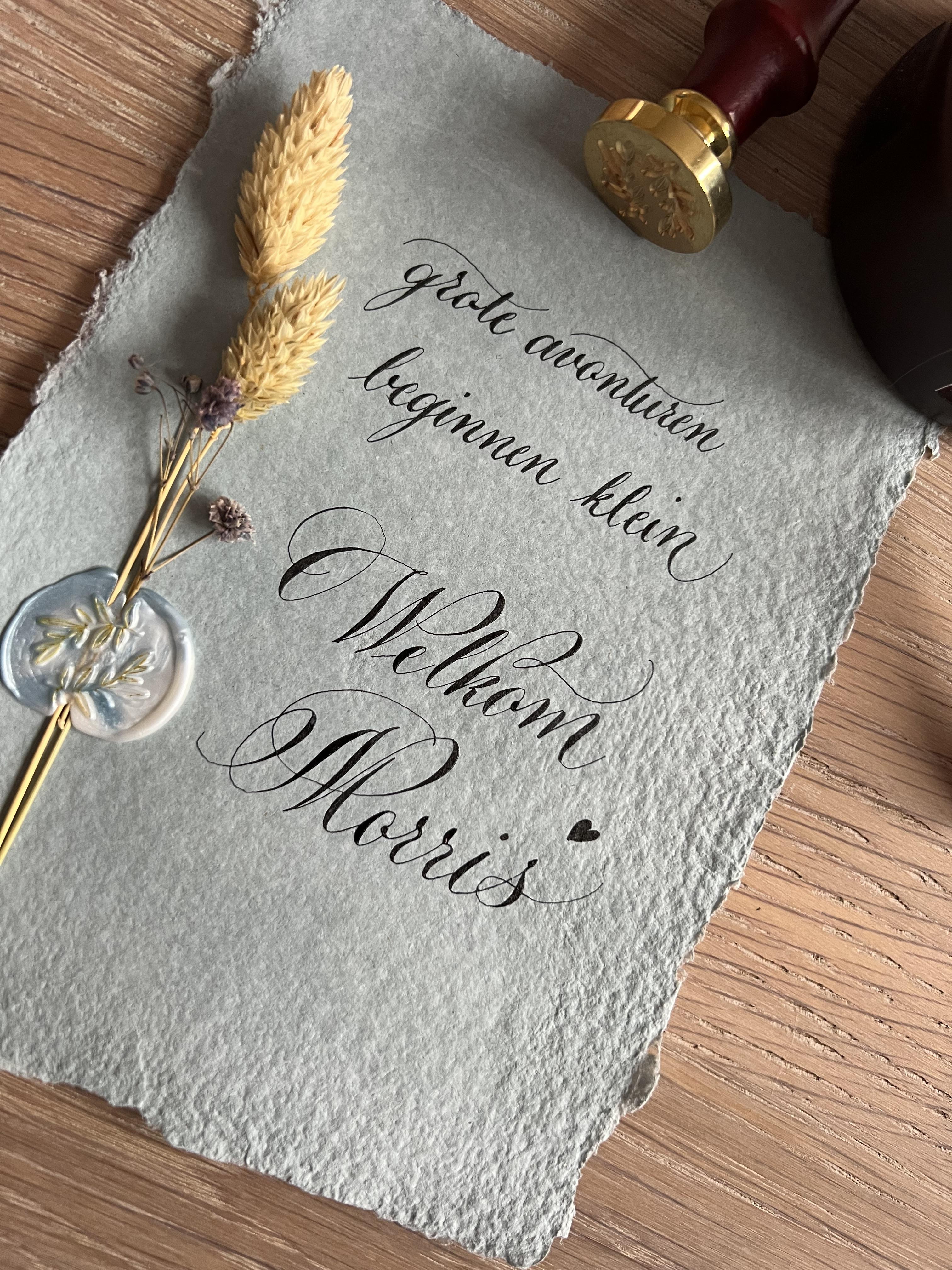 Copperplate Kalligrafie - Vervolg - Foto