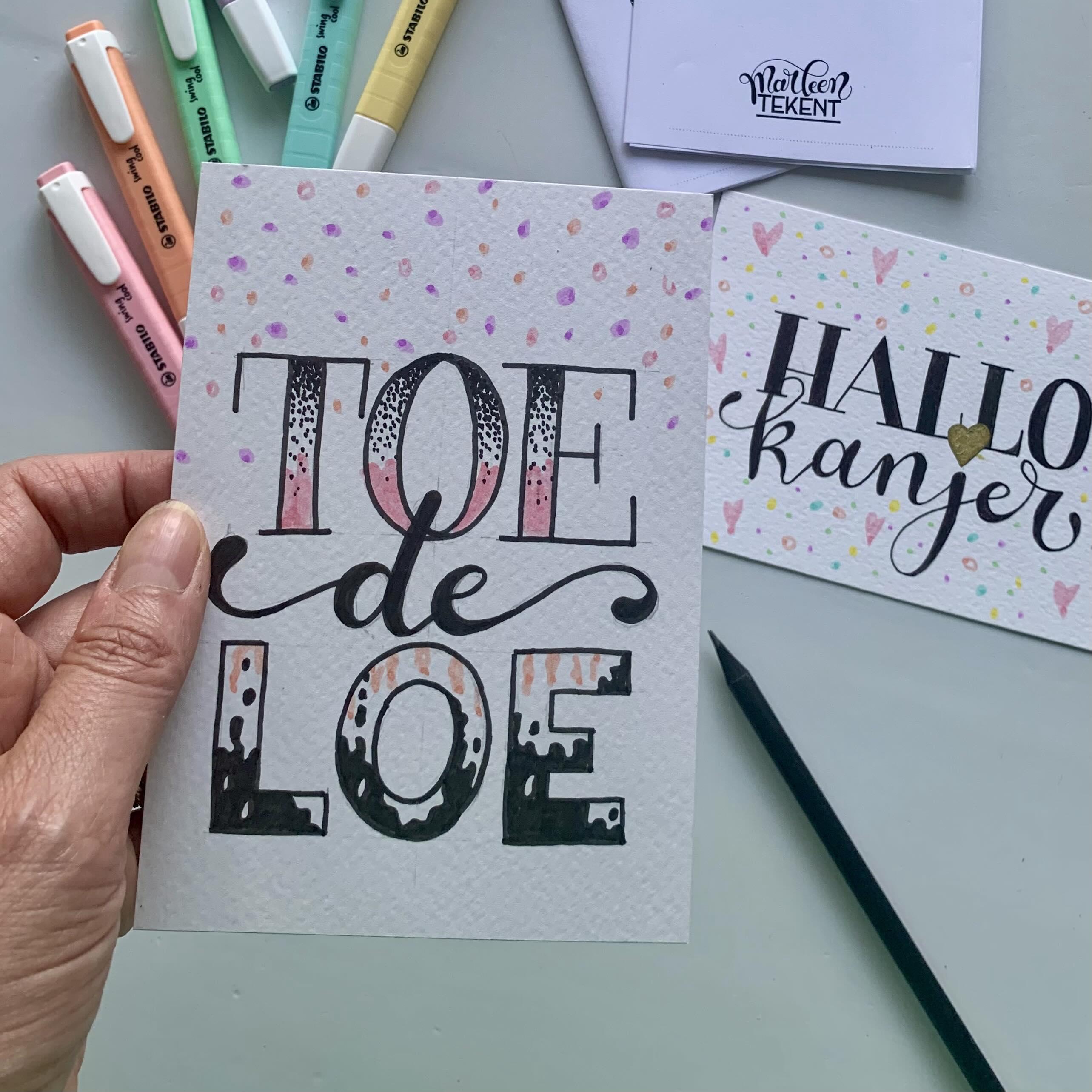 Workshop Handletteren - Foto