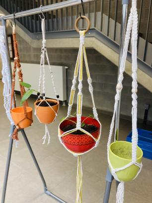 Macramé Plantenhangers maken