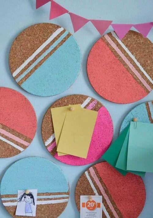 DIY hippe onderzetters - Foto