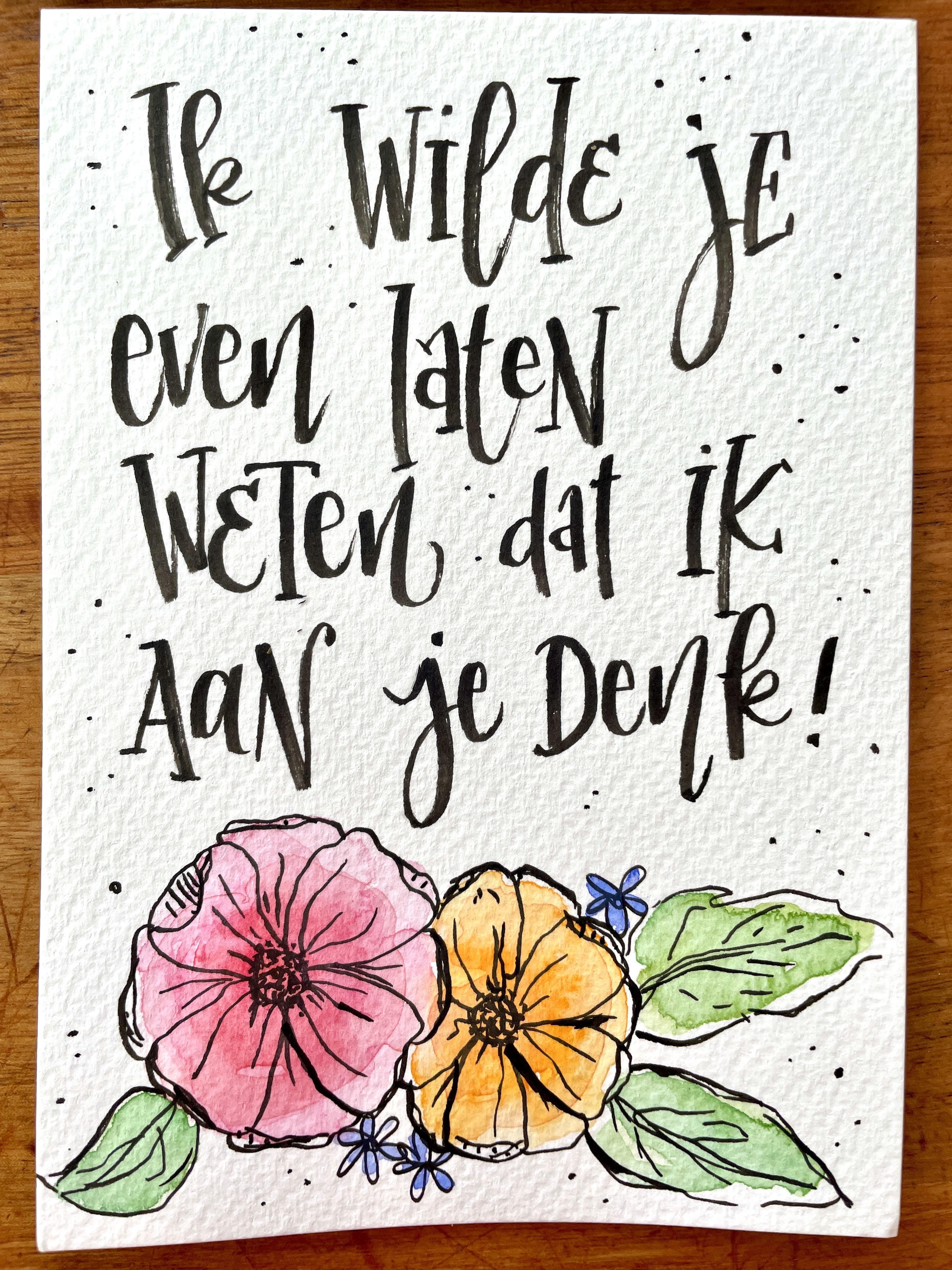 Letter je te pletter, Handlettering! - Foto