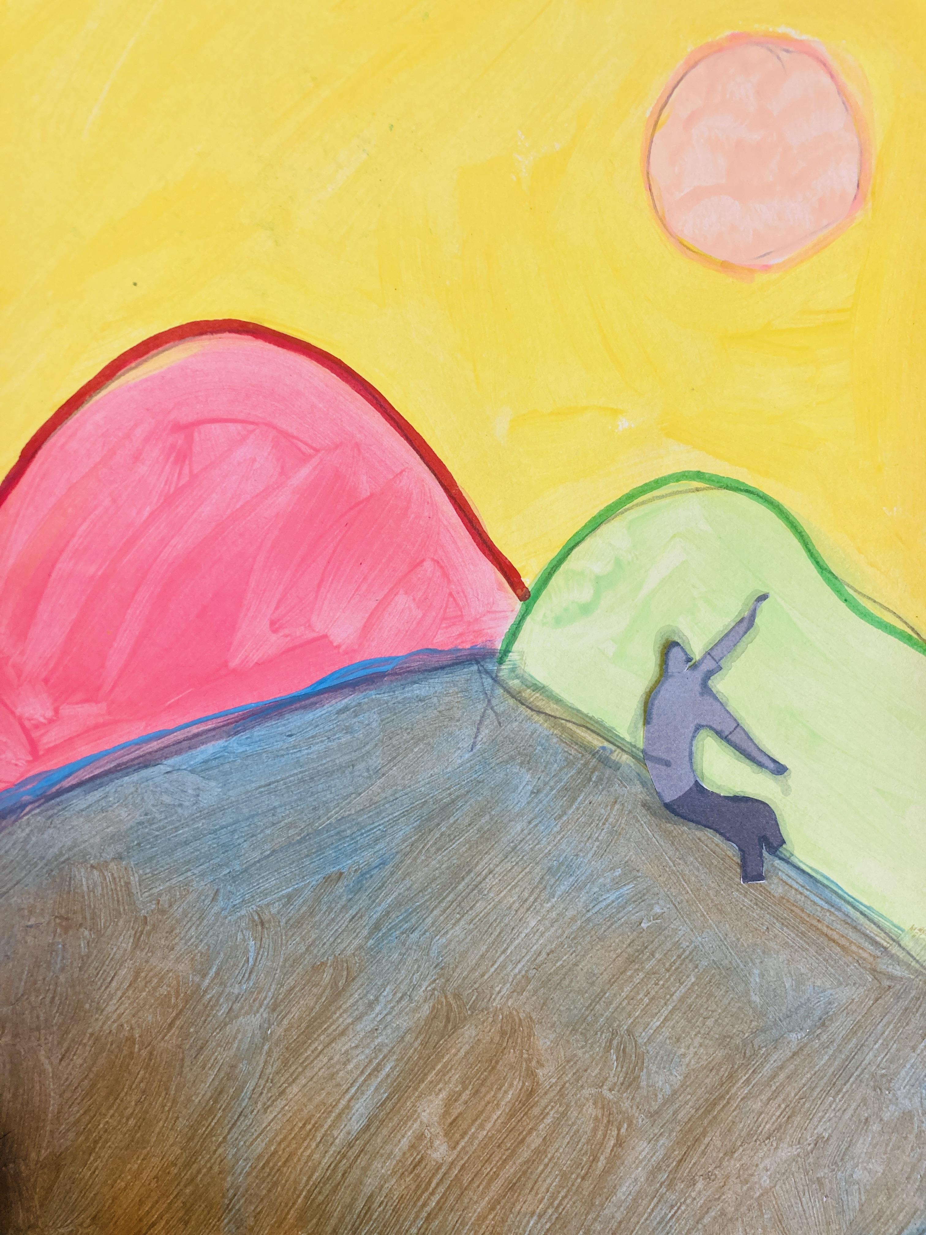 Wine & Art- schilderen naar Etel Adnan - Foto