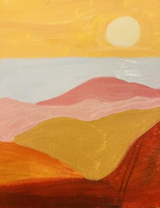 Wine & Art- schilderen naar Etel Adnan