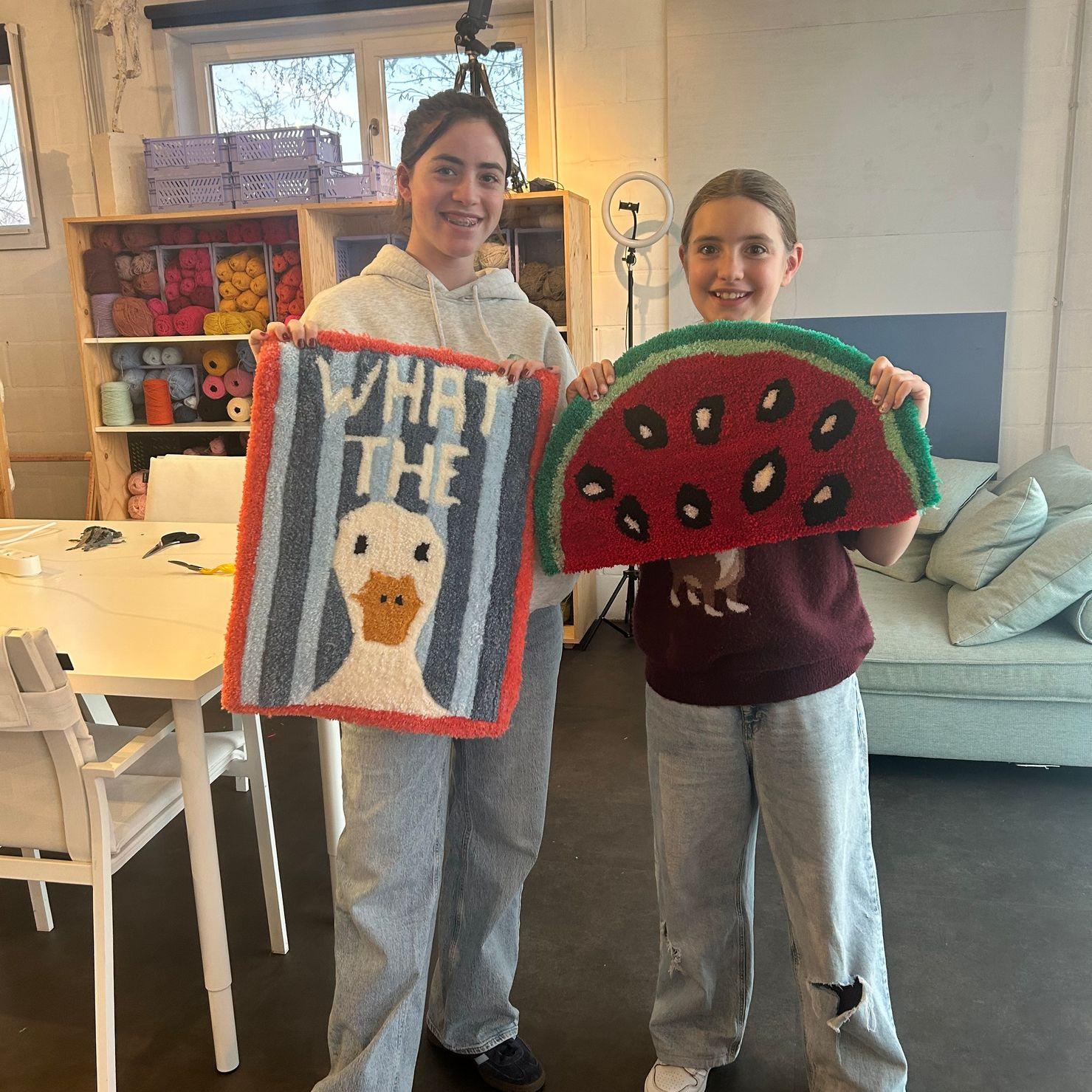 Workshop Tuften - maak je eigen tapijt - Foto