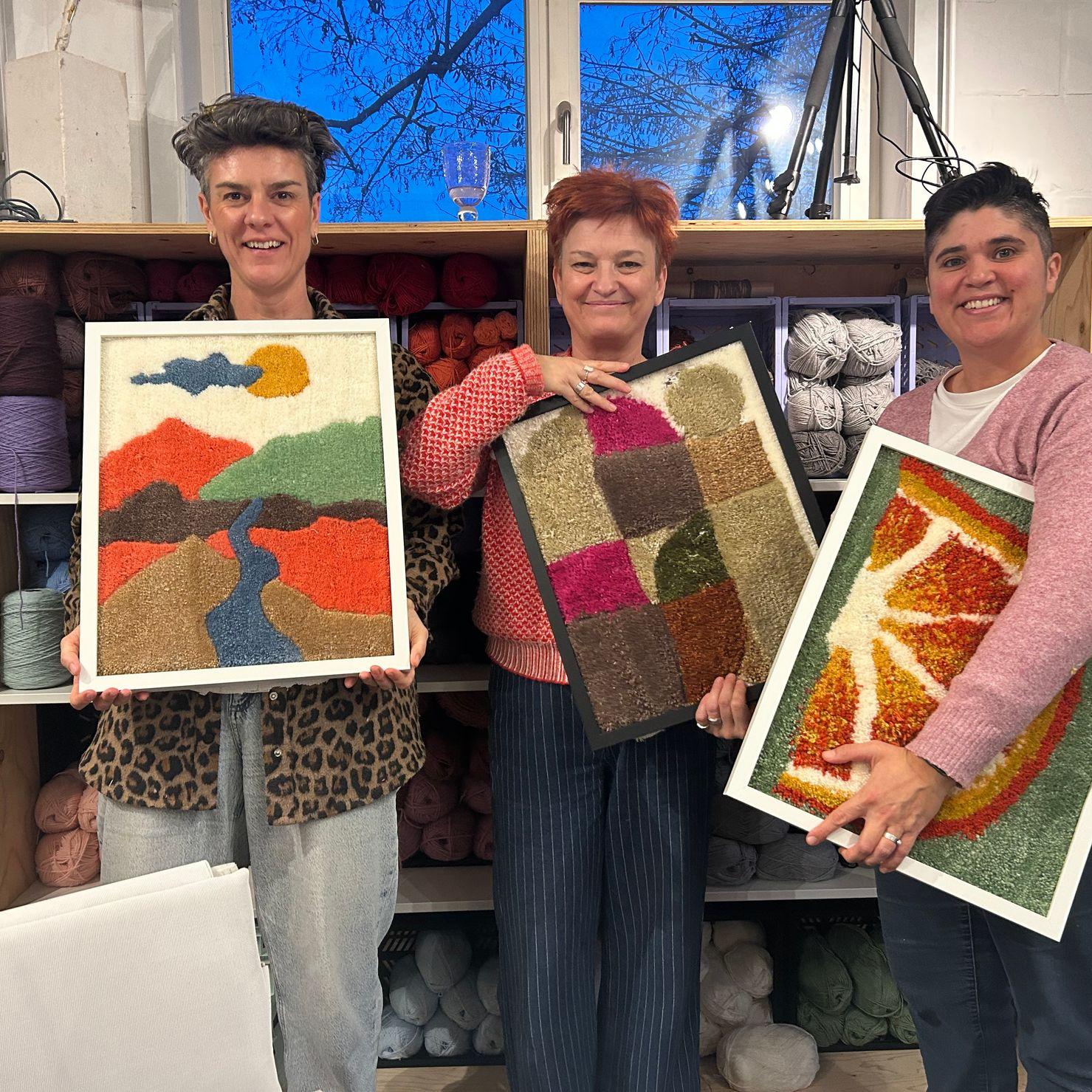 Workshop Tuften voor beginners - maak je eigen wandtapijt - Foto