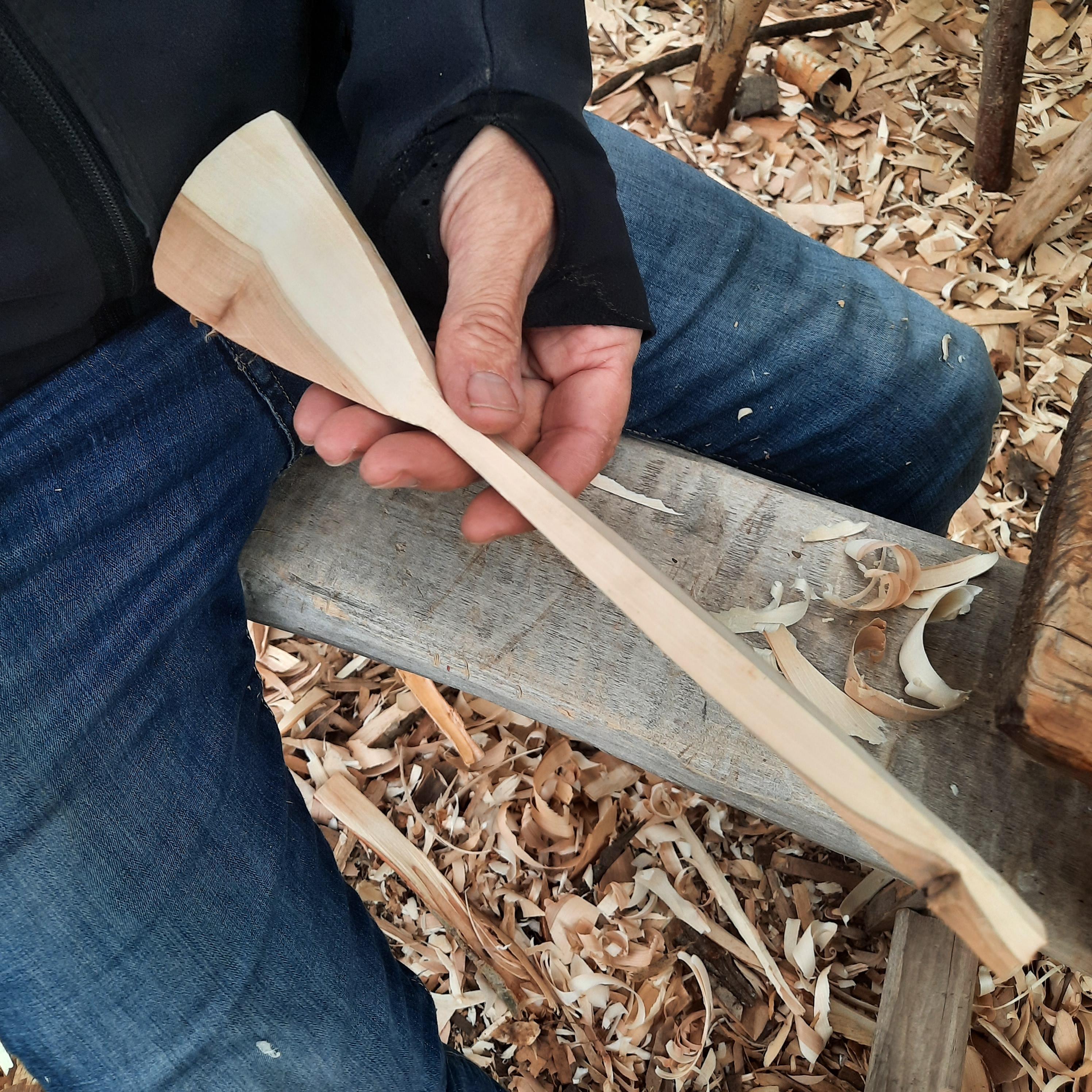 Workshop houten spatel - Foto
