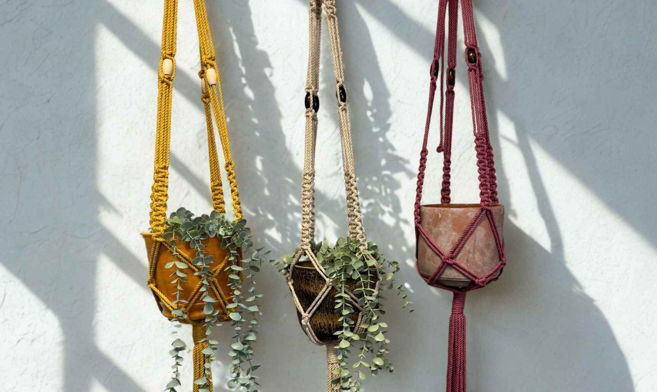 Workshop Macramé plantenhanger - Foto