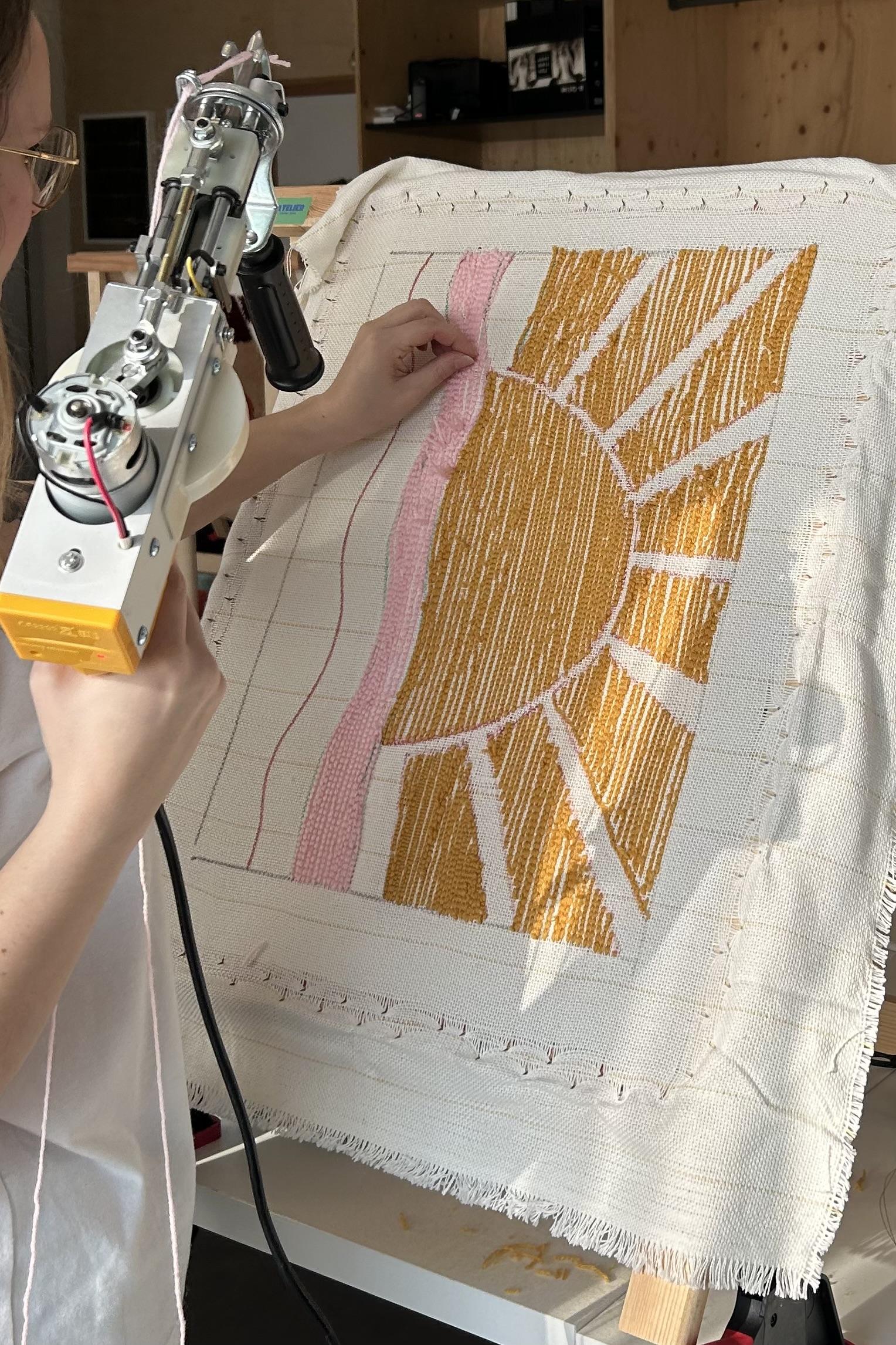Workshop Tuften voor beginners - maak je eigen wandtapijt - Foto