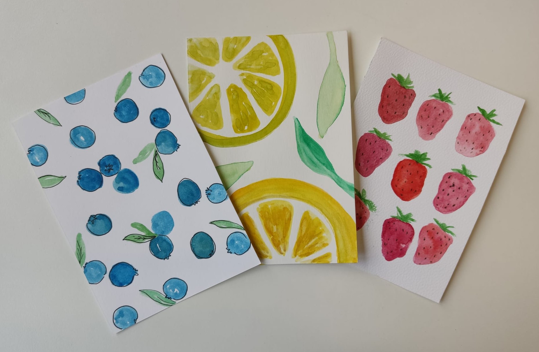 Zomers illustreren met fruit & een frisse smoothie