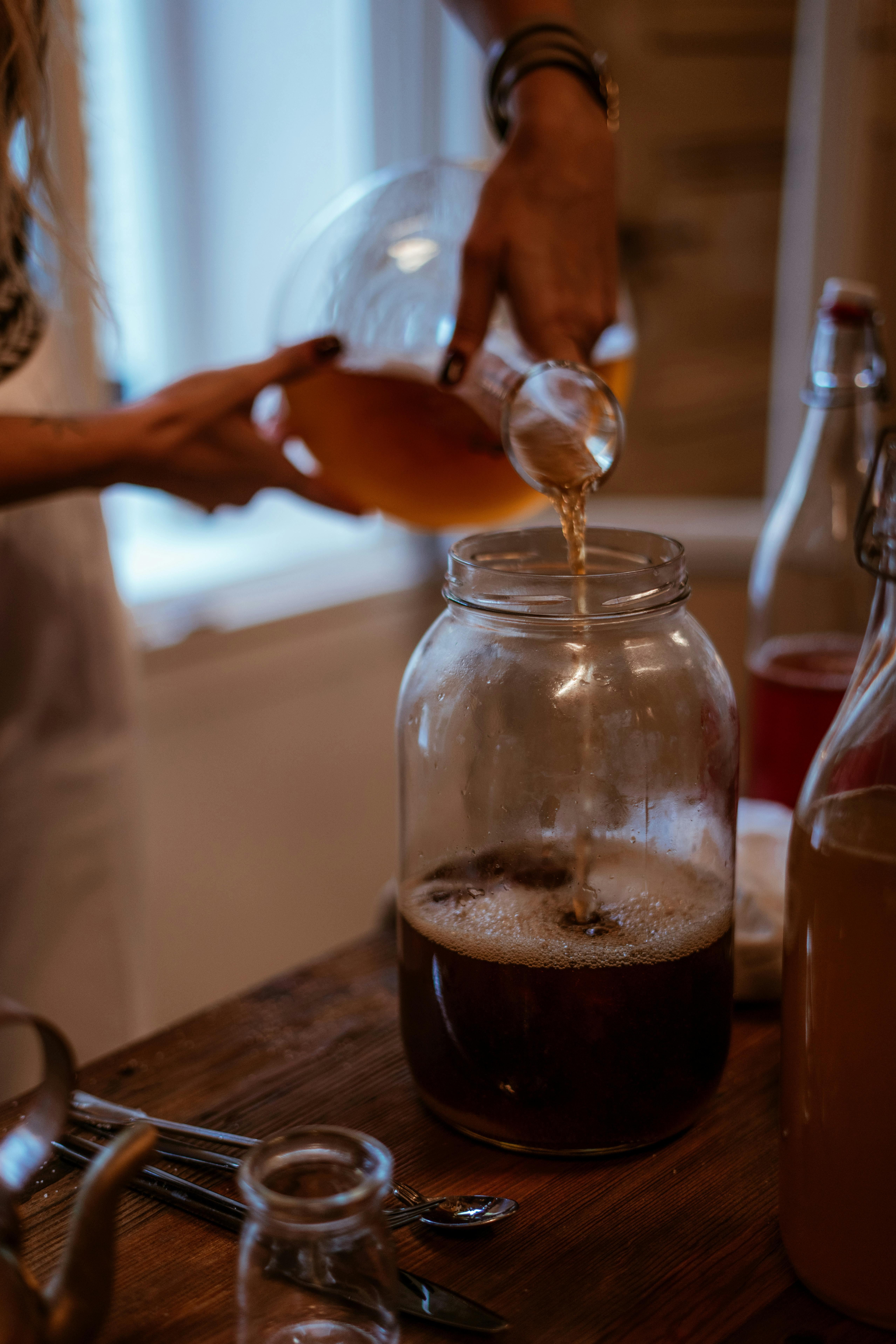 Kombucha - stap voor stap - Foto