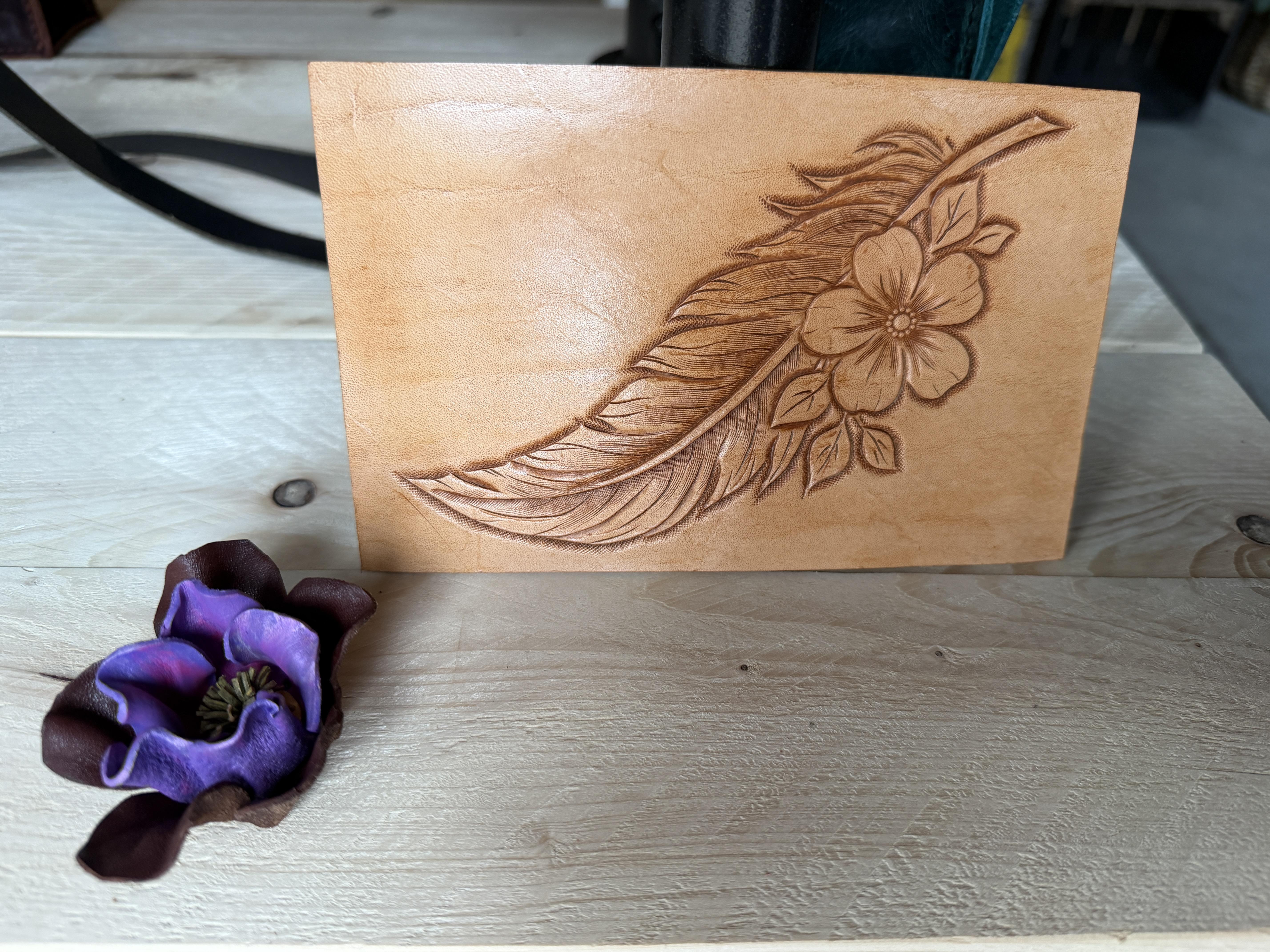 Leathercarving en tooling voor beginners - Foto