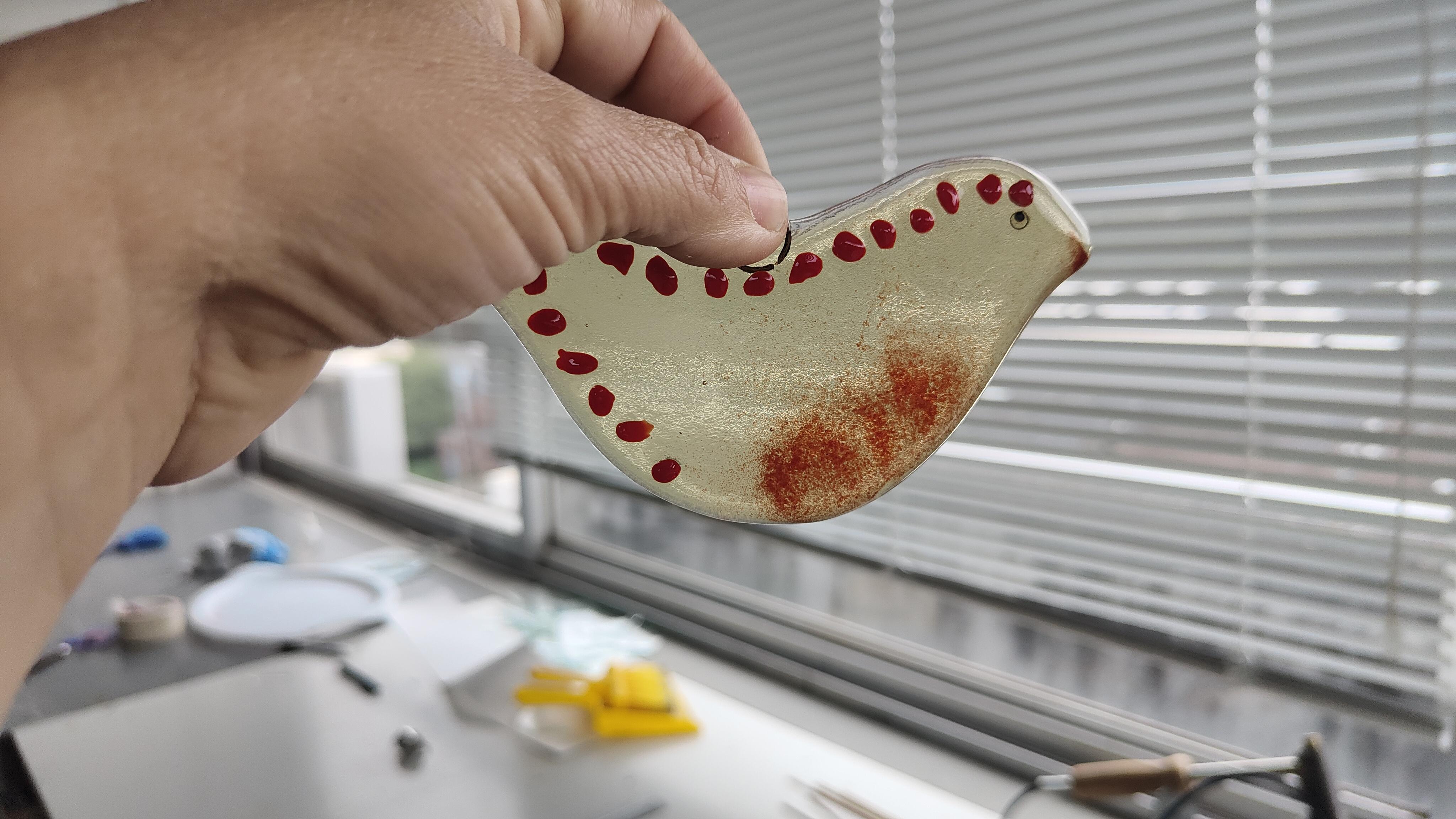 Zomer-glas-hobbyclub deel 2: bloemen en vogels maken van glas - Foto