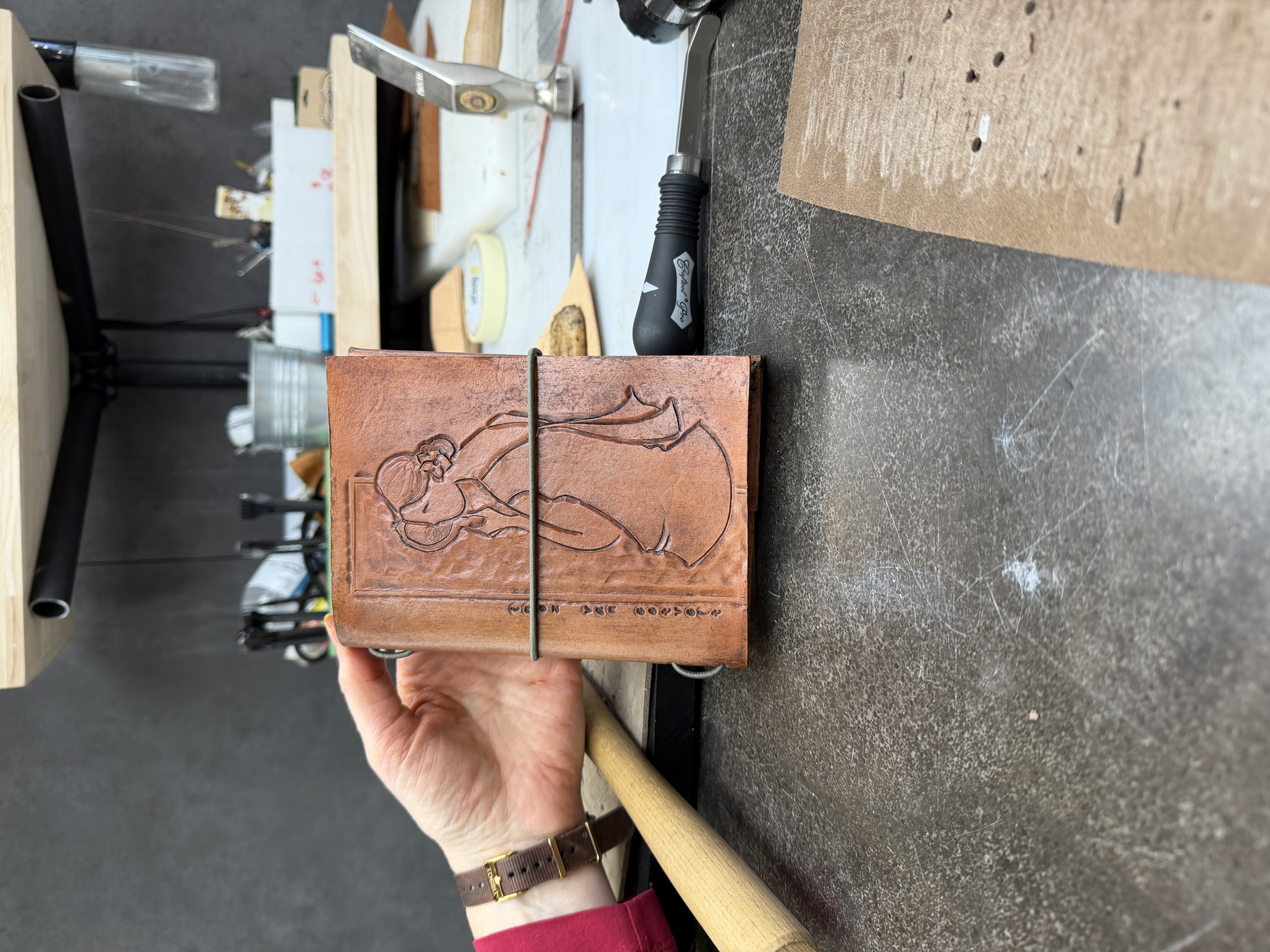 Workshop Leathercarving: Maak je eigen A5-Cover