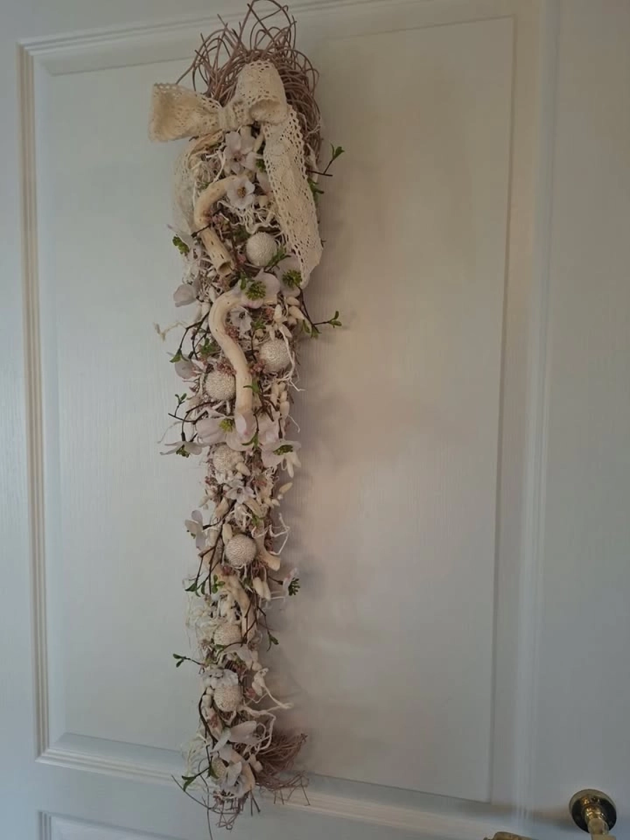 Prive groepsworkshop , werken met droogmaterialen