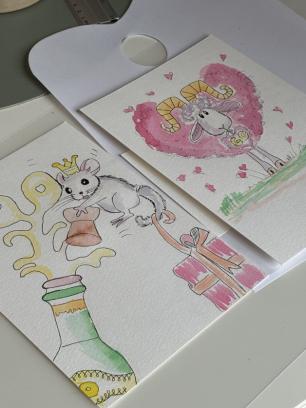 Schattige dieren tekenen