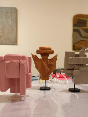 3D blokken sculptuur - workshop mixed media