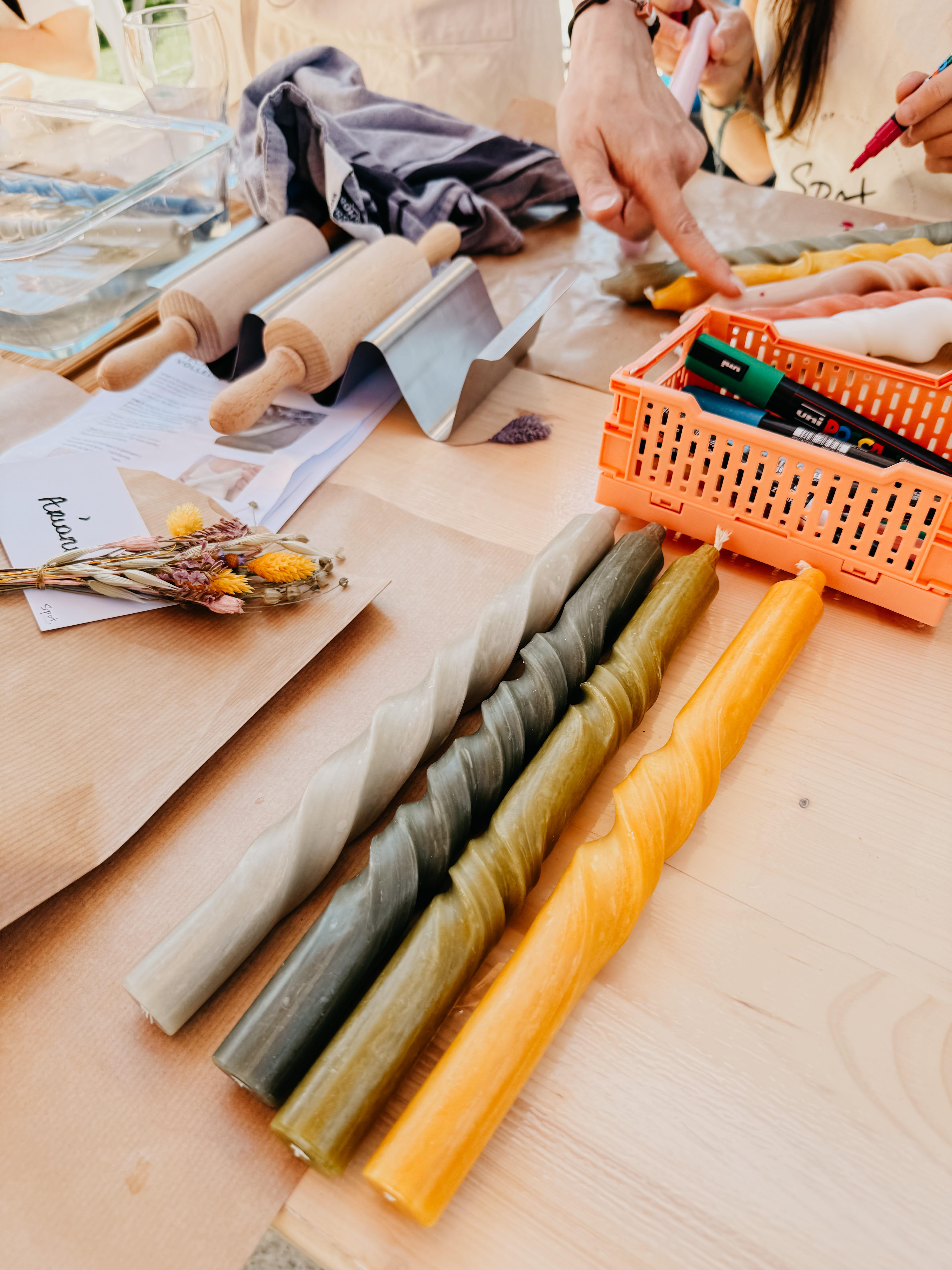 Kaarsen Twisten Inloopworkshop voor op events - Foto