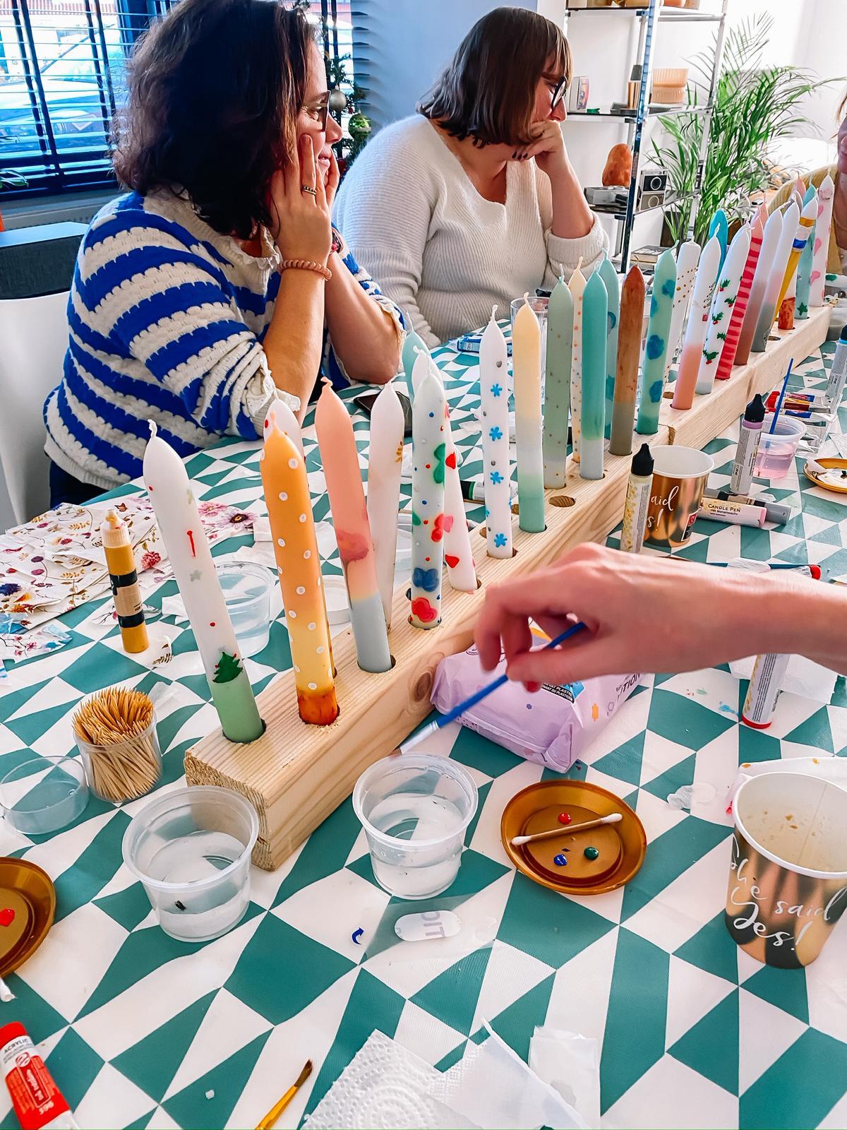 Kaarsen pimpen - Inloopworkshop - Foto