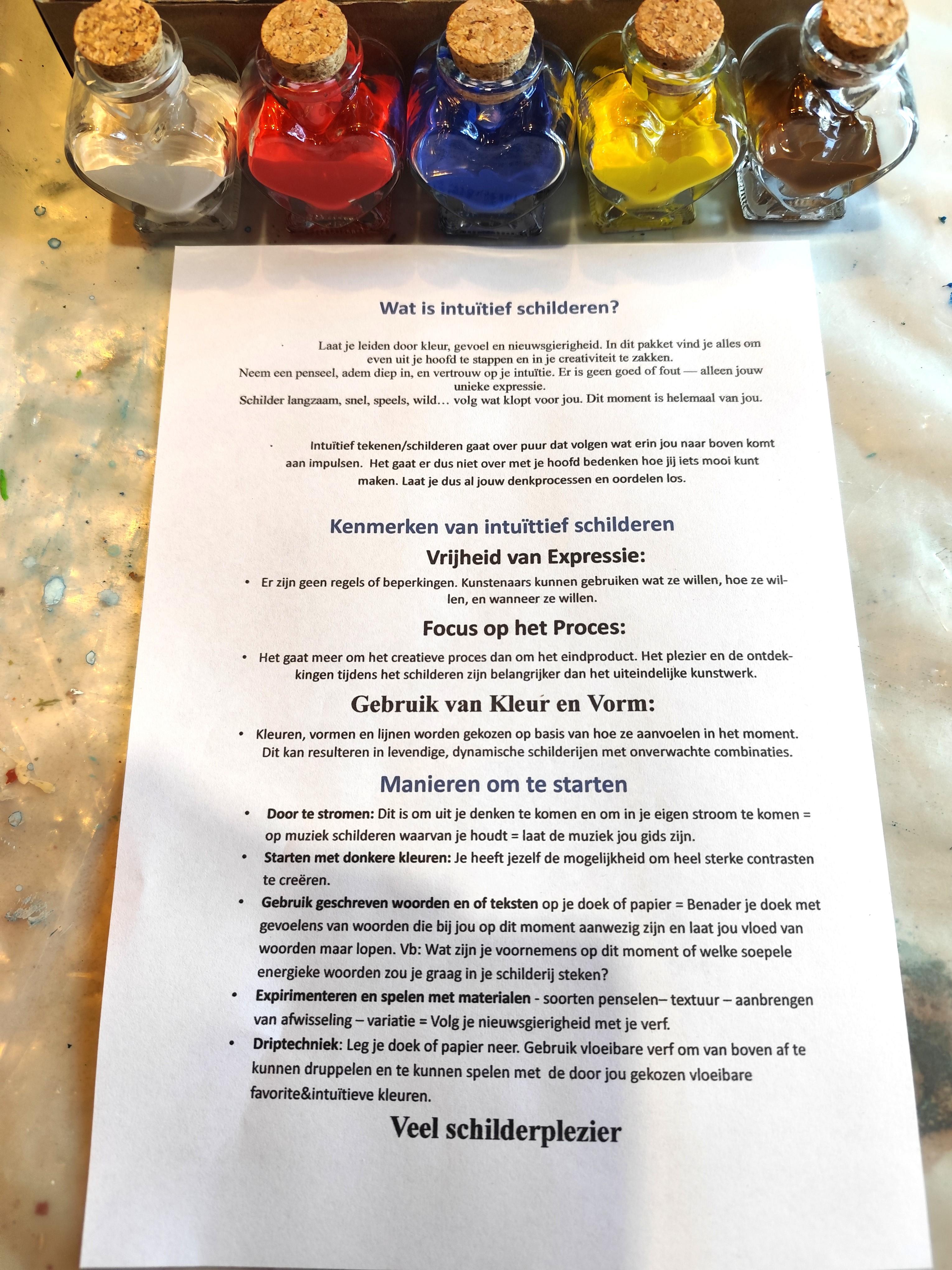 DIY‑Pakketten Intuïtief Schilderen - Foto