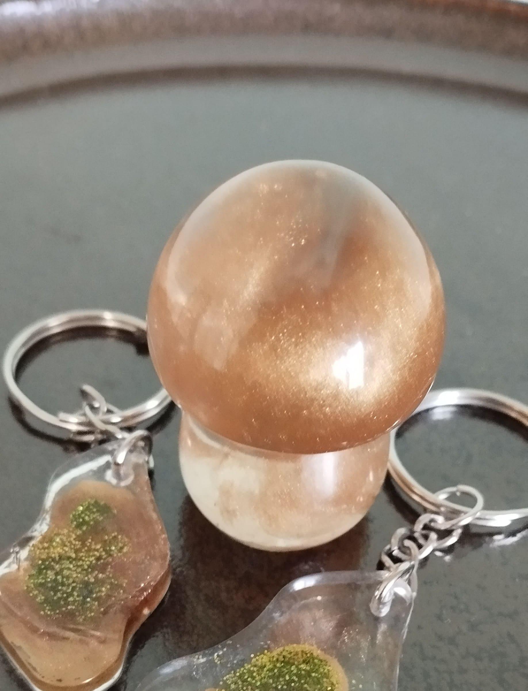Decoratieve paddenstoelen gieten met epoxy - Foto