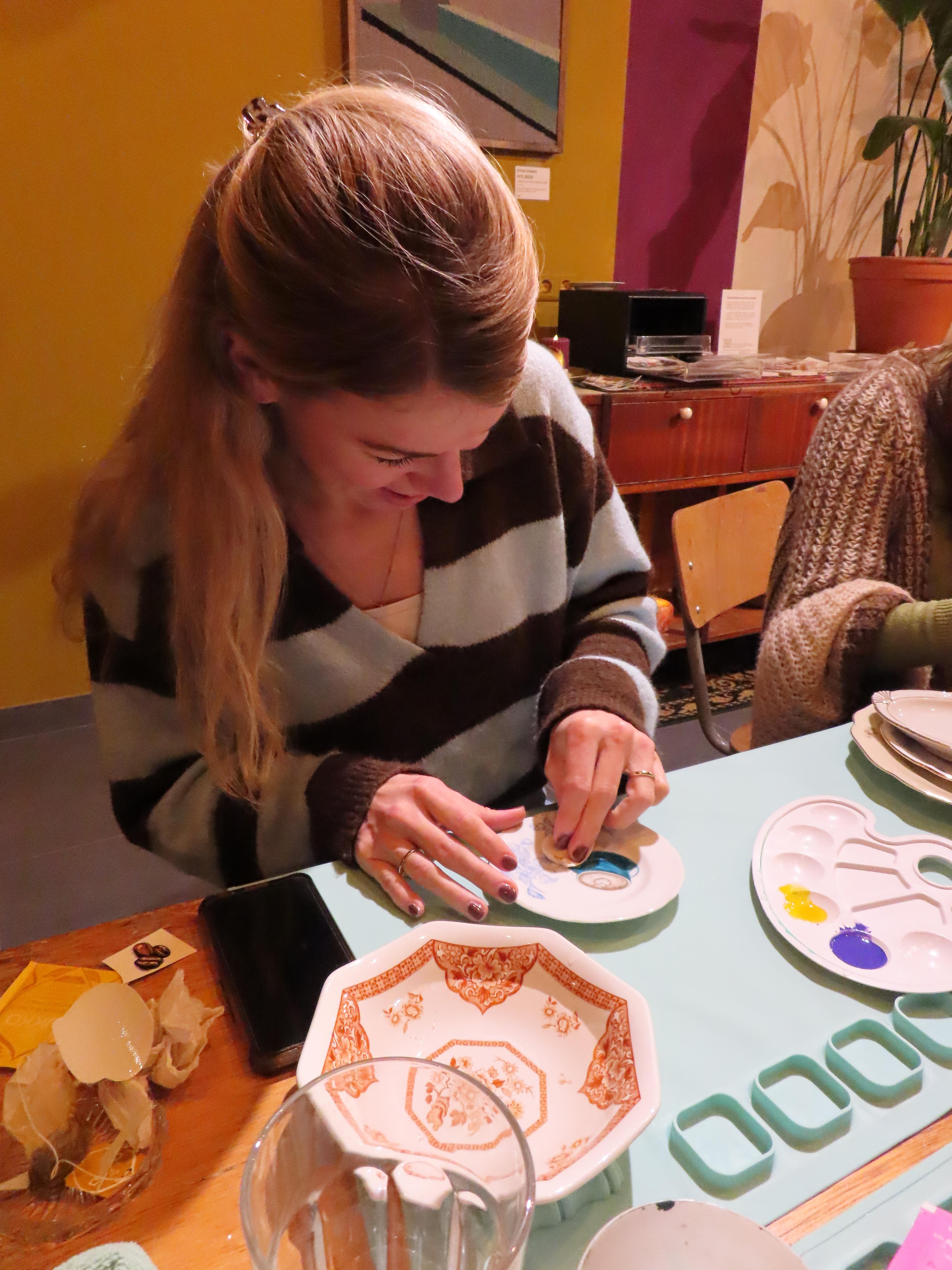 Toffe bordjes en tegels -  upcycle workshop - Foto