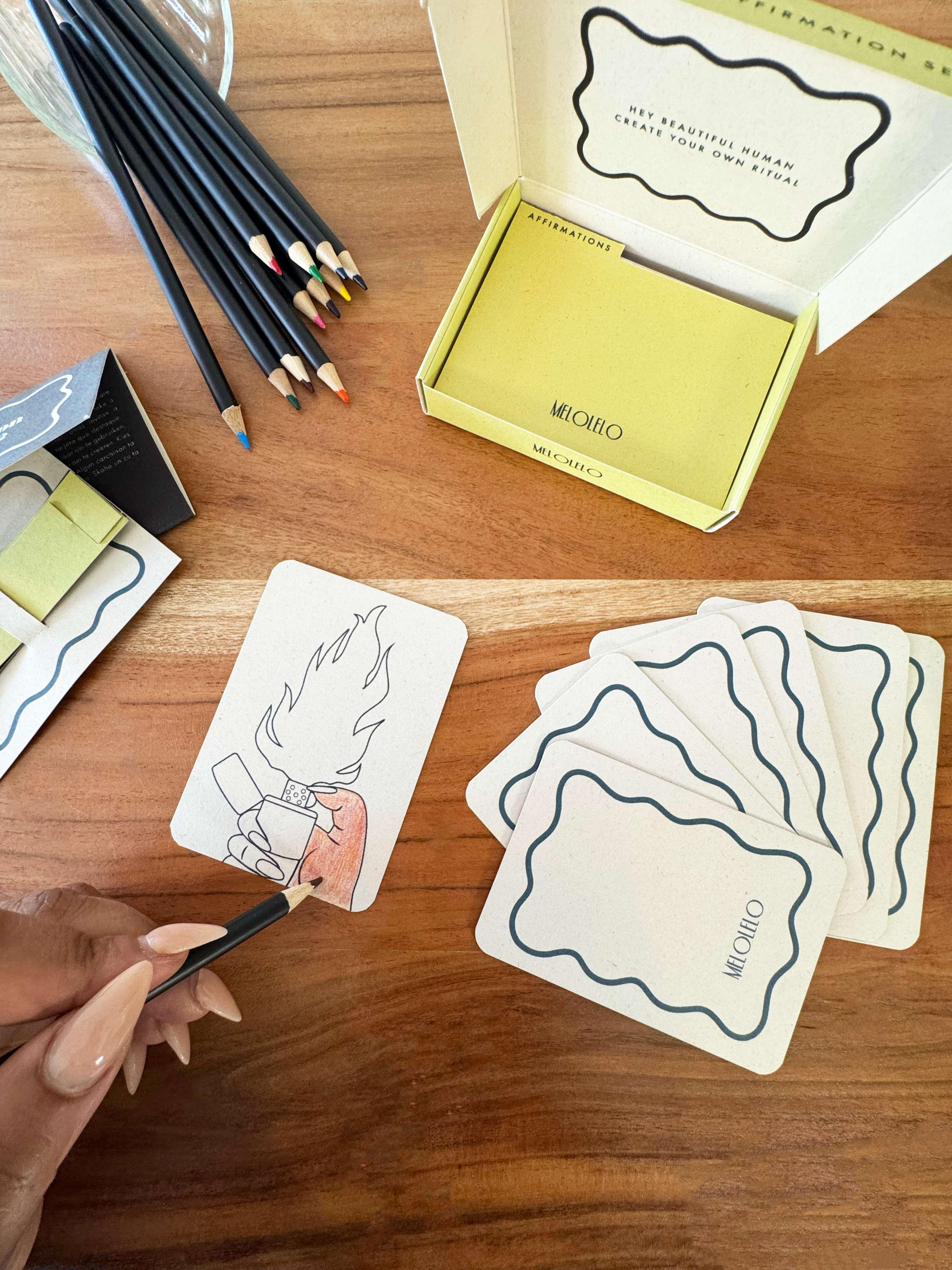 DIY Pakket Affirmatie Kaarten Abundance - Foto