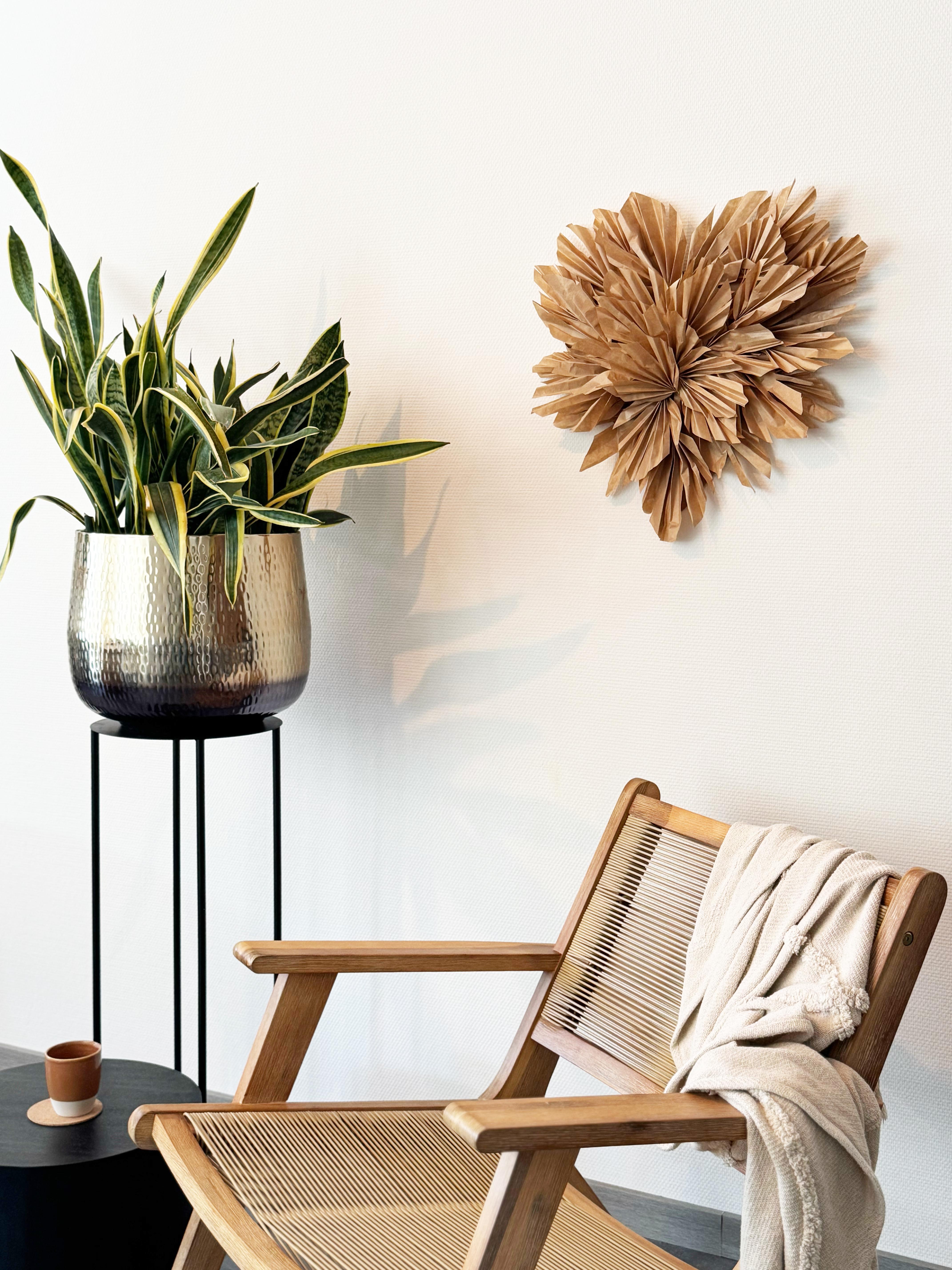 Papier Palmbladeren Wanddecor Workshop - Foto