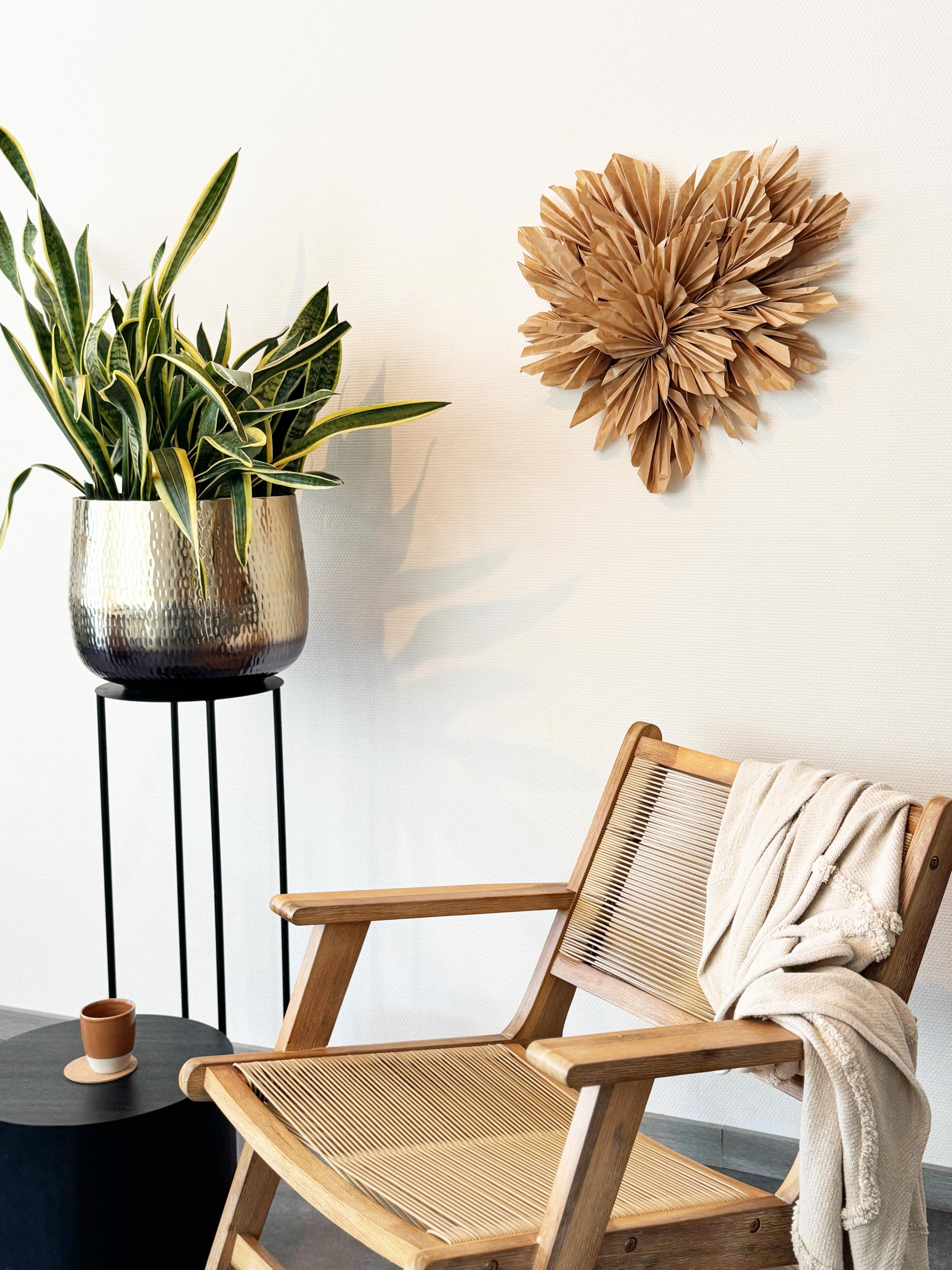 Papier Palmbladeren Wanddecor Workshop - Foto