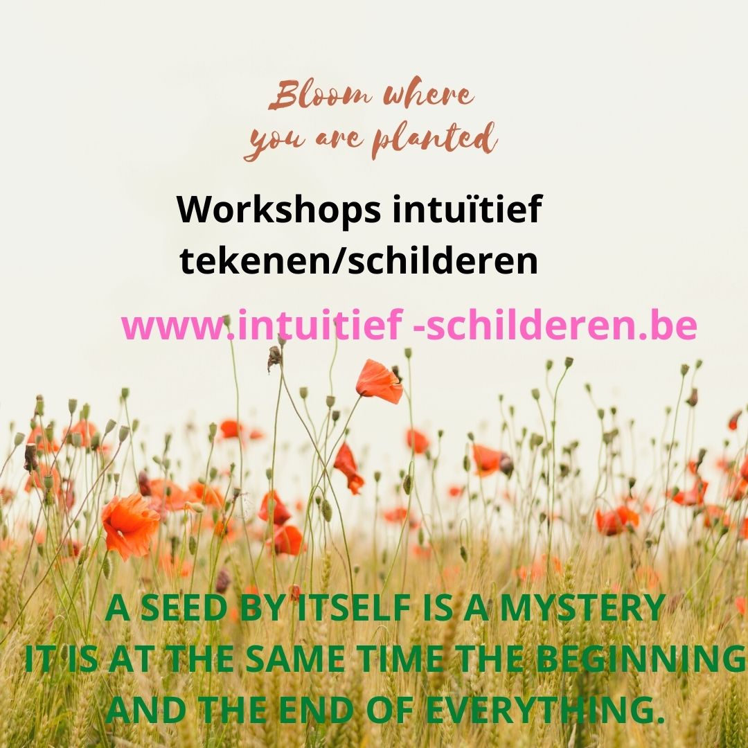 Intuïtief tekenen/schilderen op papier
