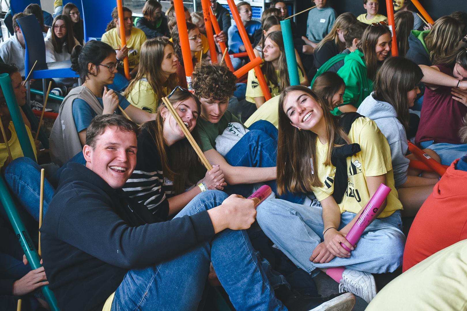 Boomwhackers voor teambuildings en events - Foto